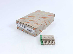 Weidmüller 1867170000 Z-series, Plug-in Connector, ZP 2.5/1AN/10 GN/BE