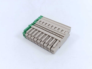 Weidmüller 1867170000 Z-series, Plug-in Connector, ZP 2.5/1AN/10 GN/BE