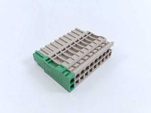 Weidmüller 1867170000 Z-series, Plug-in Connector, ZP 2.5/1AN/10 GN/BE