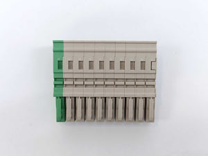 Weidmüller 1867170000 Z-series, Plug-in Connector, ZP 2.5/1AN/10 GN/BE