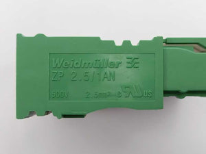 Weidmüller 1867170000 Z-series, Plug-in Connector, ZP 2.5/1AN/10 GN/BE