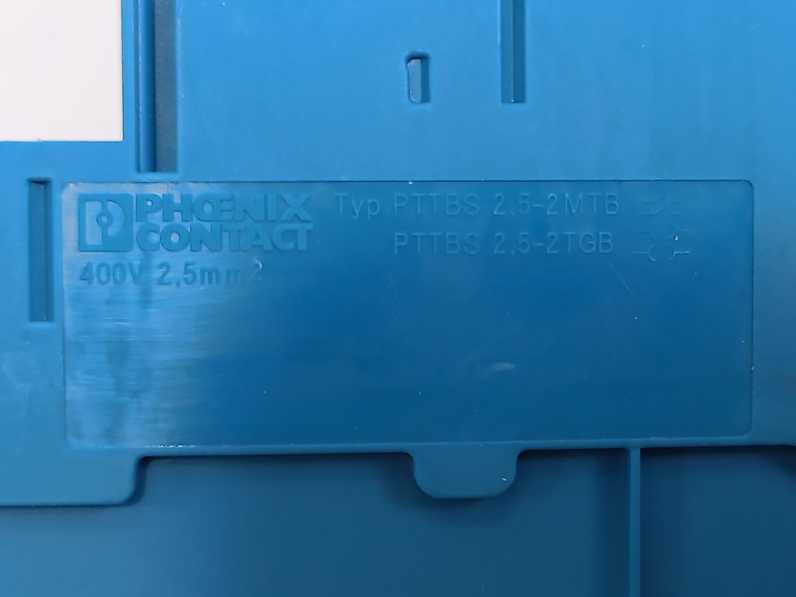 Phoenix Contact 3210401 Knife-Disconnect Terminal Block PTTBS 2,5-2MTB BU