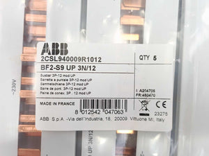 ABB  2CSL940009R1012 BF2-S9 UP 3N/12 Busbar. Batch 5 Pcs.