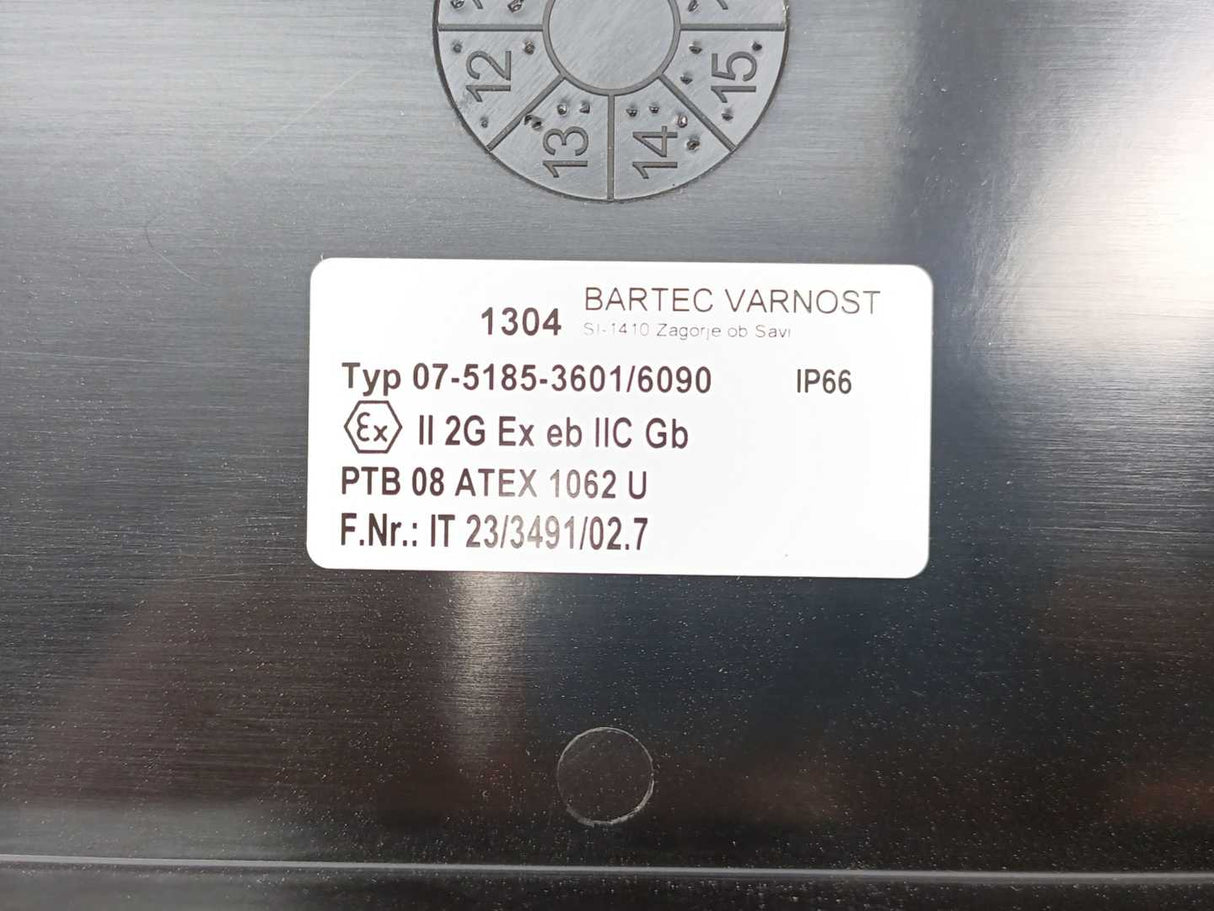 Bartec Varnost 07-5185-3601/76090 340x110 Enclosure