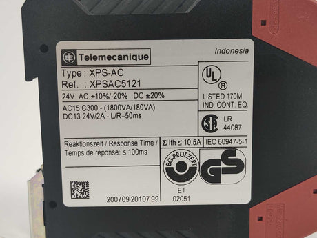 TELEMECANIQUE XPS-AC XPSAC5121 Emergency Stop