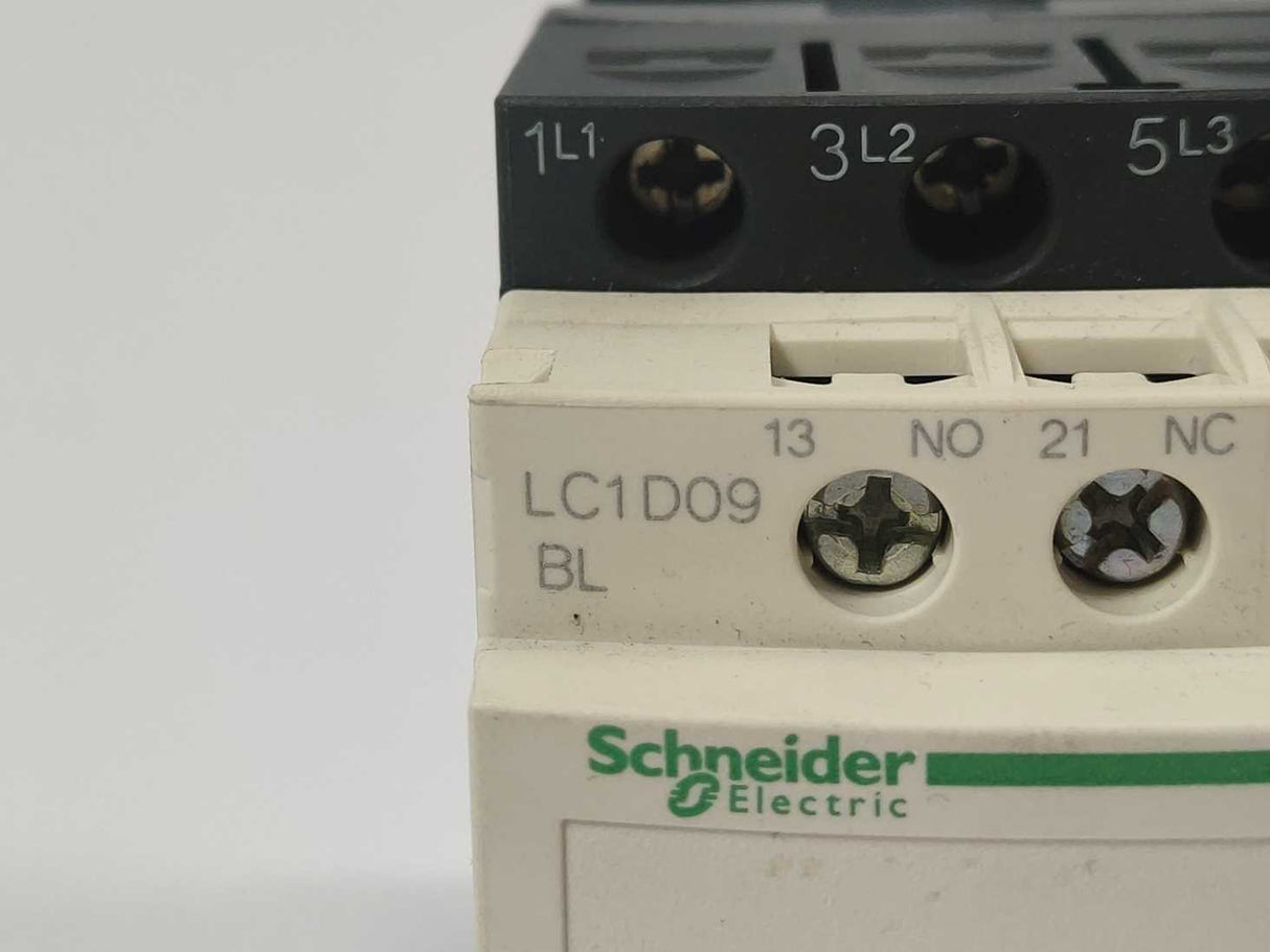 Schneider Electric LC1D09BL TeSys D Contactor 24VDC