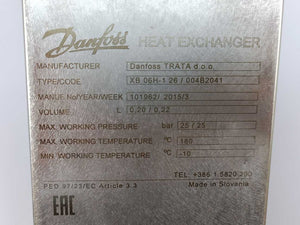 Danfoss 003L3903 IHPT+XB 06H-1-26 Temp. Controller and Heat Exchanger