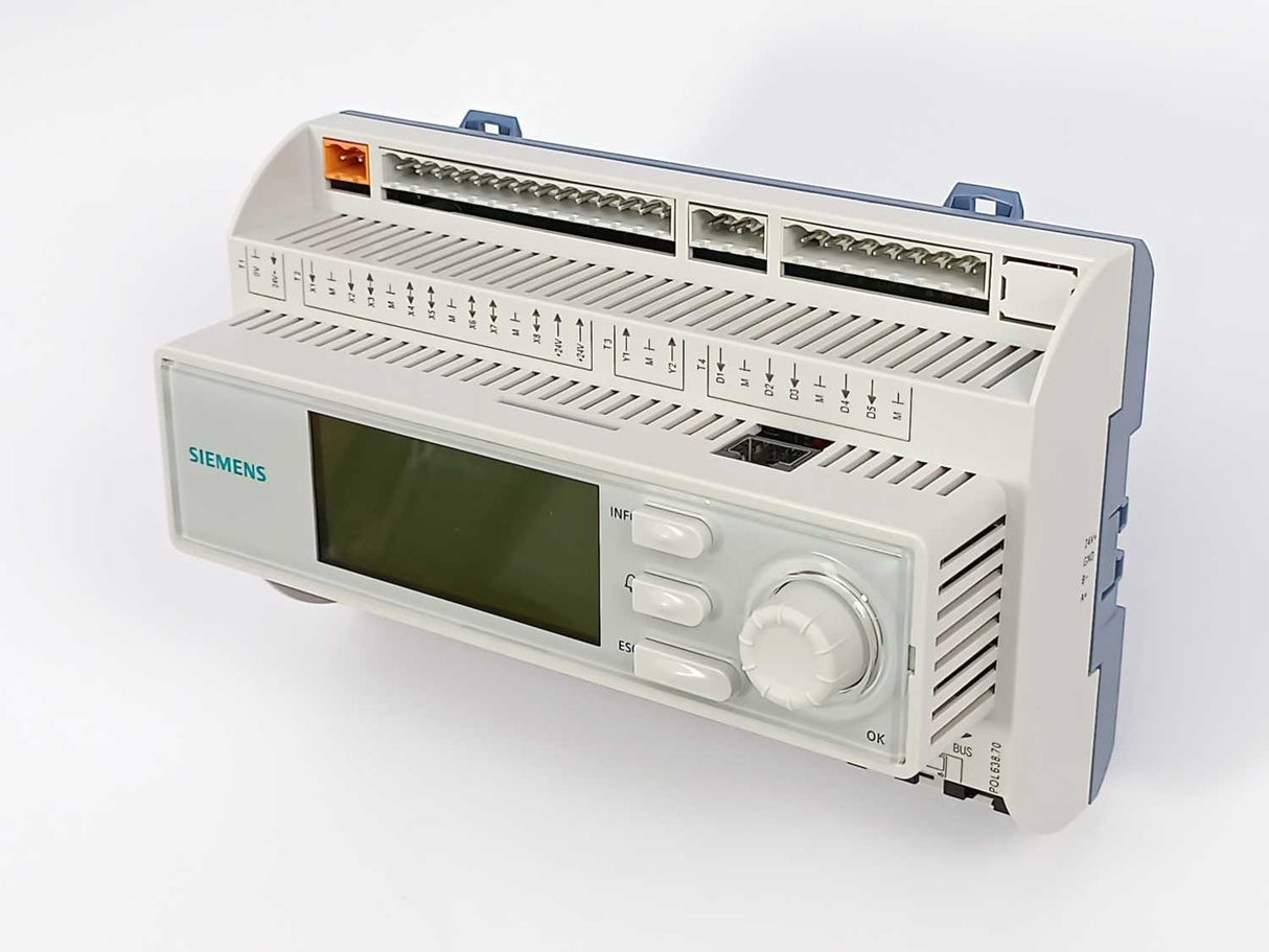 Siemens S55626-C387-A411 POL638.70/DH1 Programmable Controller. 21IOs