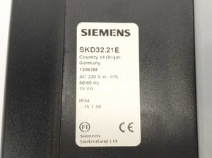 Siemens SKD32.21E Actuator AC 230V