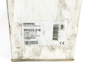 Siemens SKD32.21E Actuator AC 230V
