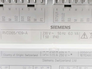 Siemens RVD265/109-A Weather-compensated Controller