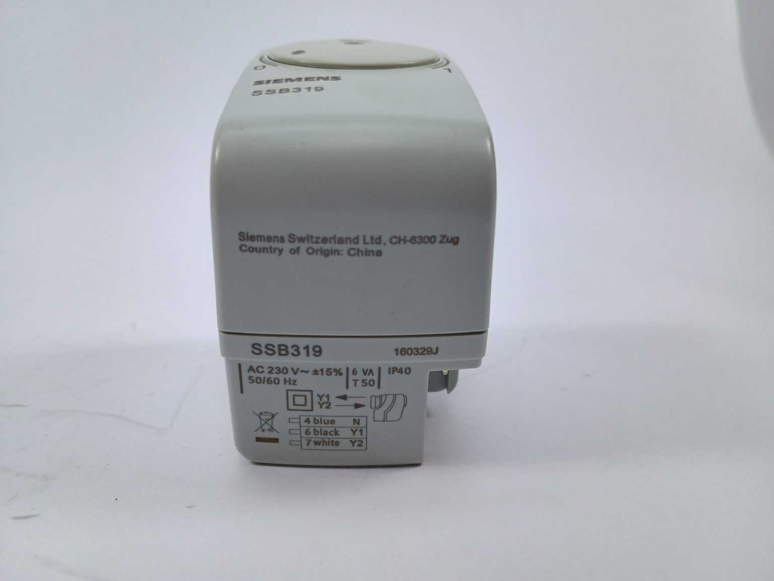 Siemens SSB319 Valve Actuator 1 Pcs