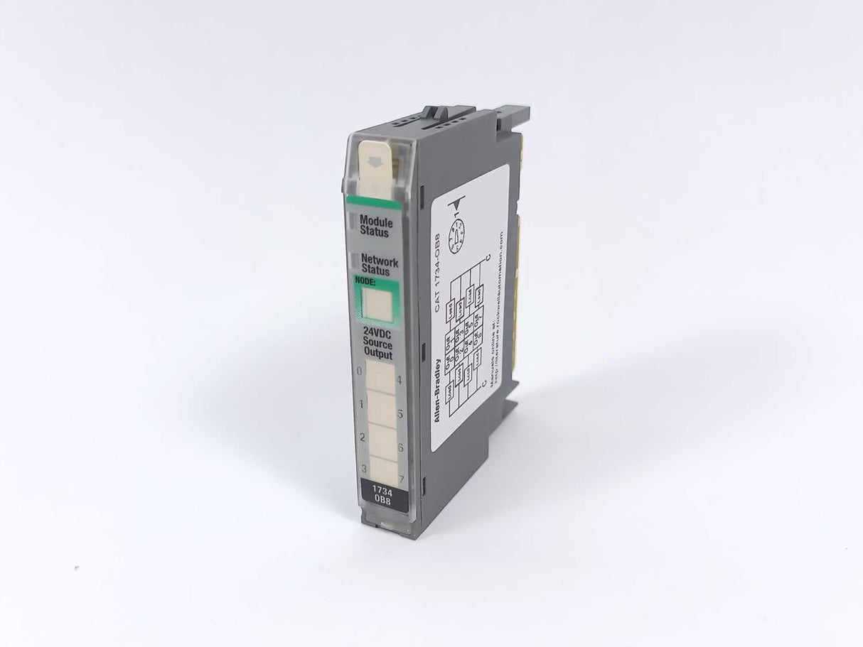 AB 1734-OB8 POINT I/O 8 Point Digital Output Module, w/ 1734-TOP