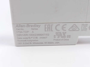 AB 1734-IB8 Ser. D, FW 3.031POINT I/O 8 Point Digital Input Module, w/ 1734-TOP