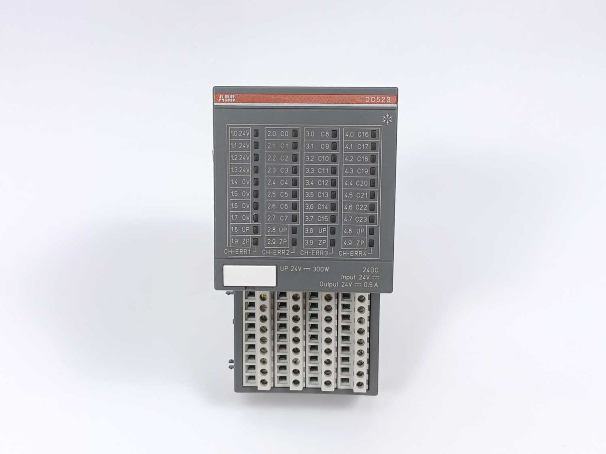 ABB 1SAP440500R0001 DC523-XC Digital I/O Module w/ 1SAP212200R0001 Terminal Unit