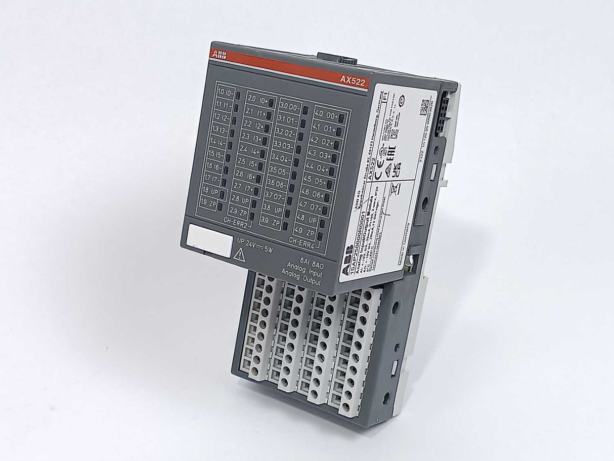 ABB 1SAP250000R0001 AX522 Analog I/O Module w/ 1SAP21220R0001