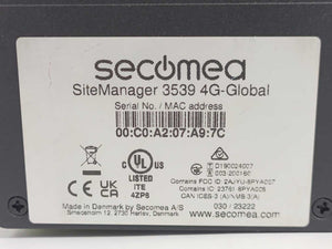Secomea SiteManager 3539 4G-Global IIoT Gateway