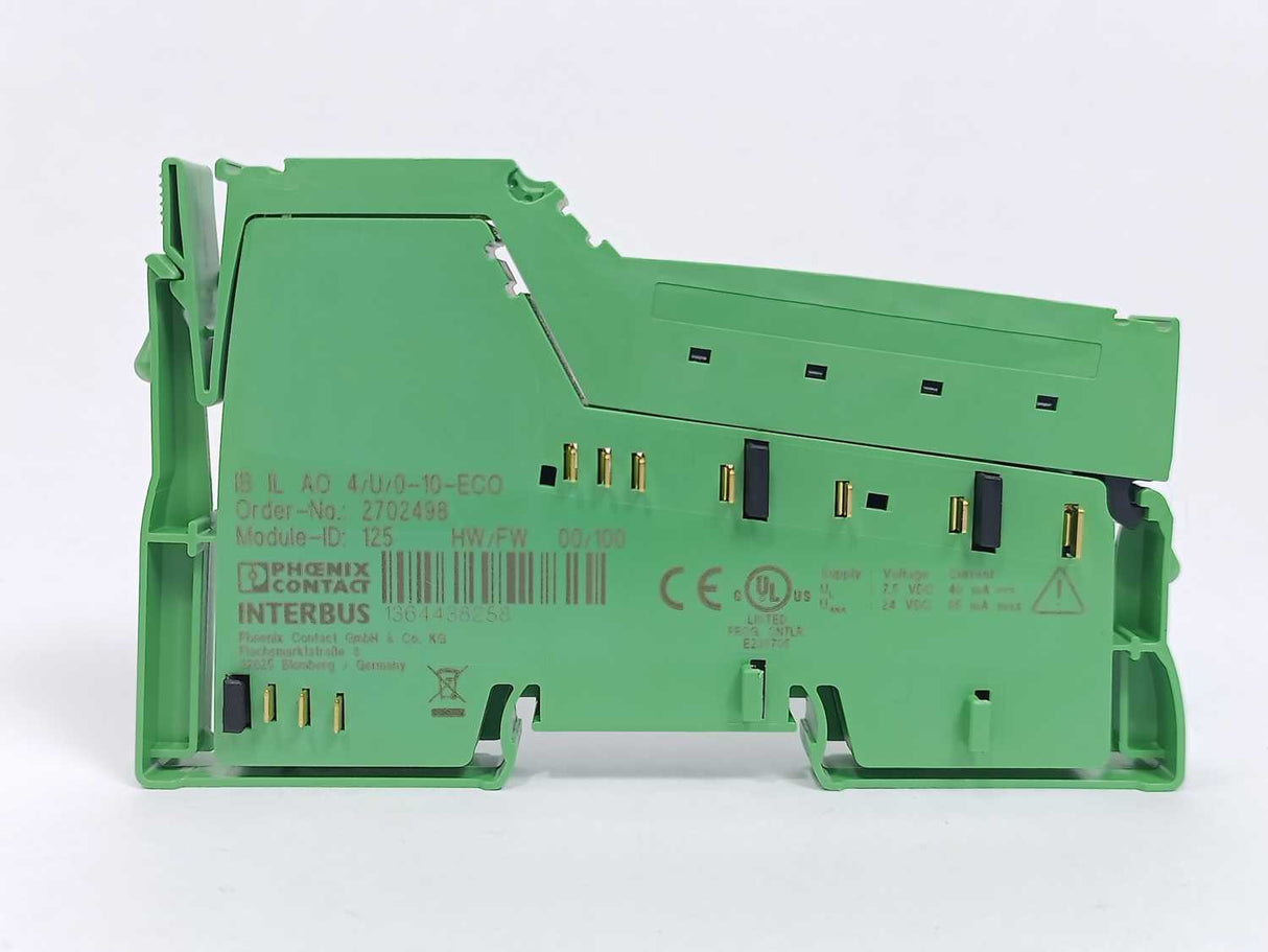 Phoenix Contact 2702498 IB IL AO 4/U/0-10-ECO Analog Module