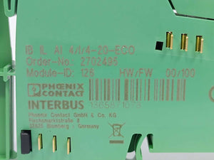 Phoenix Contact 2702495 IB IL AI 4/I/4-20-ECO Analog Module