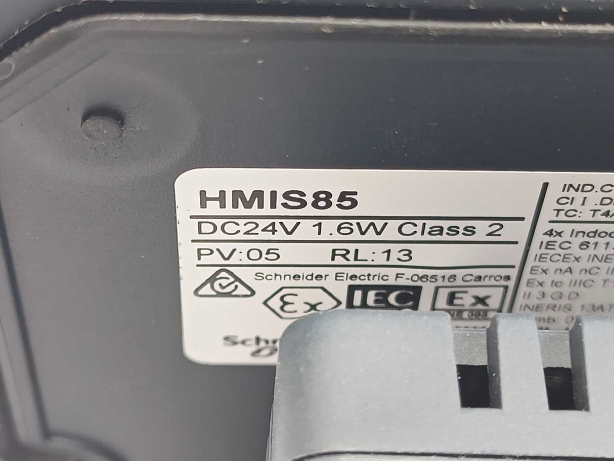 Schneider Electric HMIS85 Touchscreen Display with HMIS5T Rear Panel