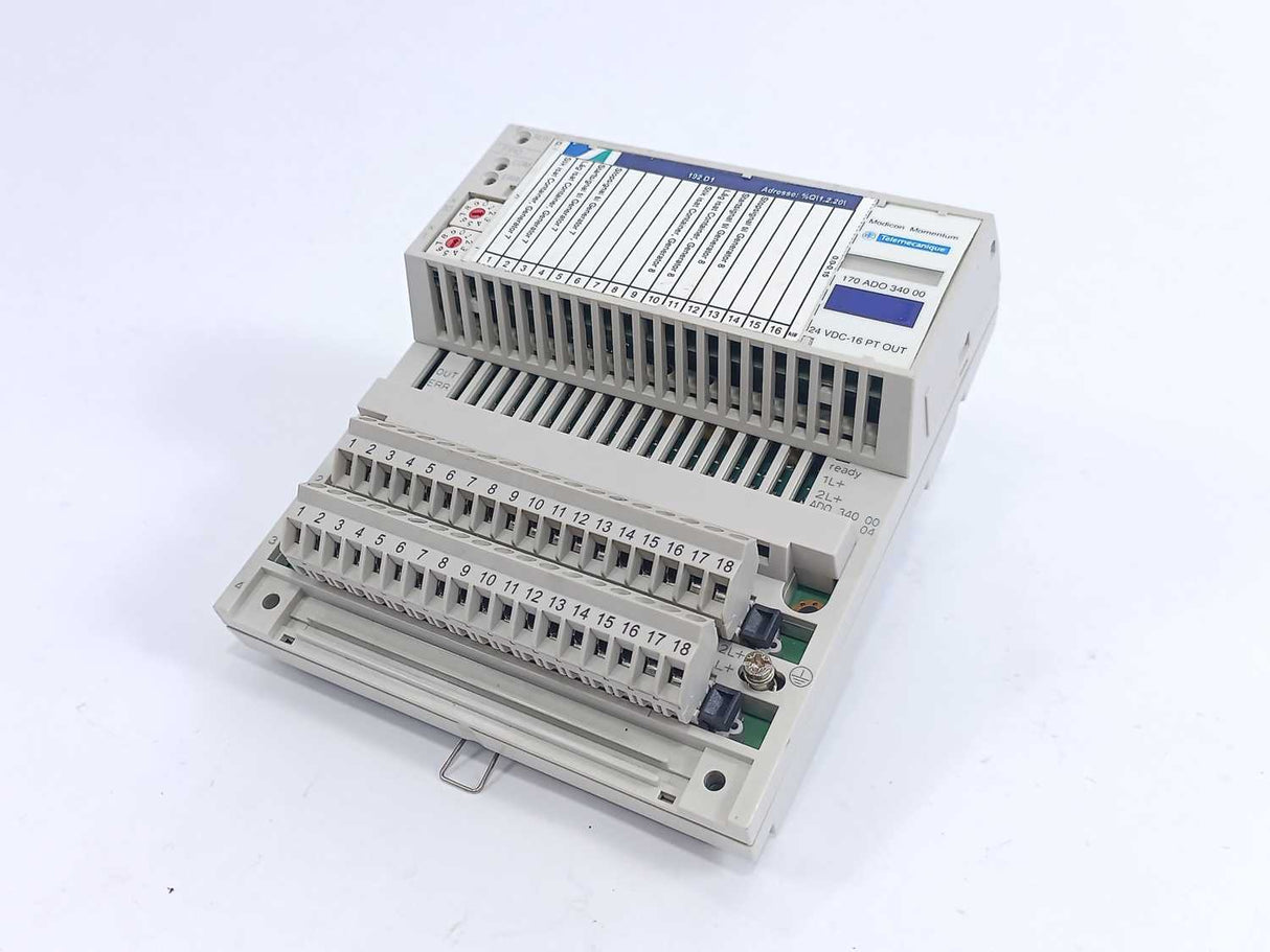 Schneider Electric 170ADO34000 TSX Momentum I/O Base, 24VDC-16PT OUT 0.5A