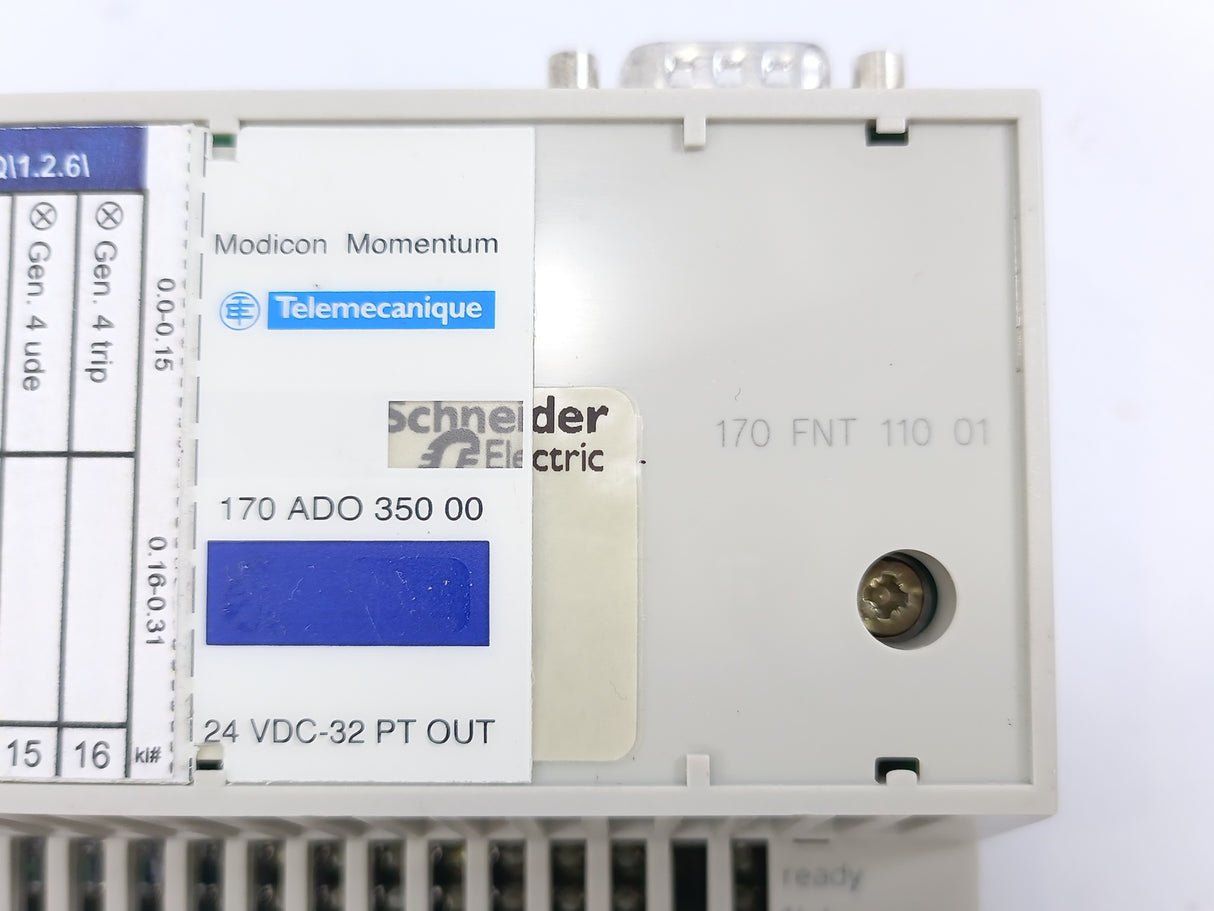 Schneider Electric 170ADO35000 TSX Momentum I/O Base 24VDC-32PT Out