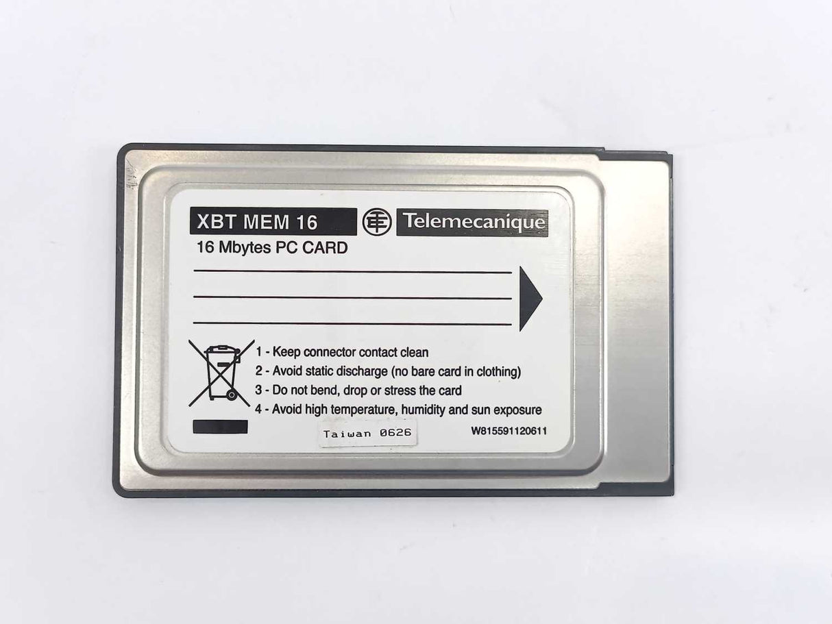 TELEMECANIQUE XBT MEM 16 16 Mbytes PC Card