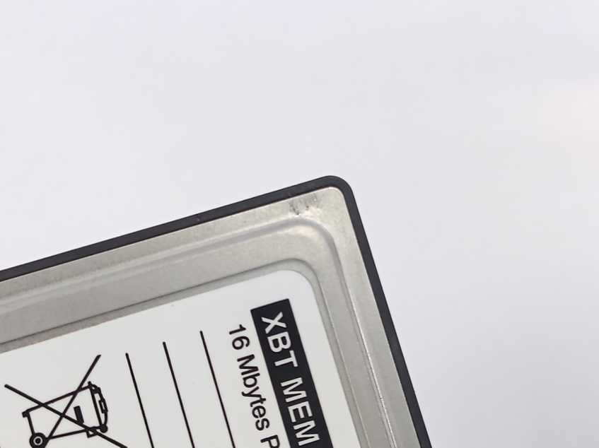 TELEMECANIQUE XBT MEM 16 16 Mbytes PC Card