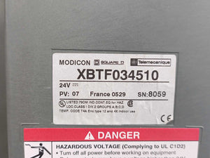 Schneider / Telemecanique XBTF034510 Modicon Touch Screen Panel 24V