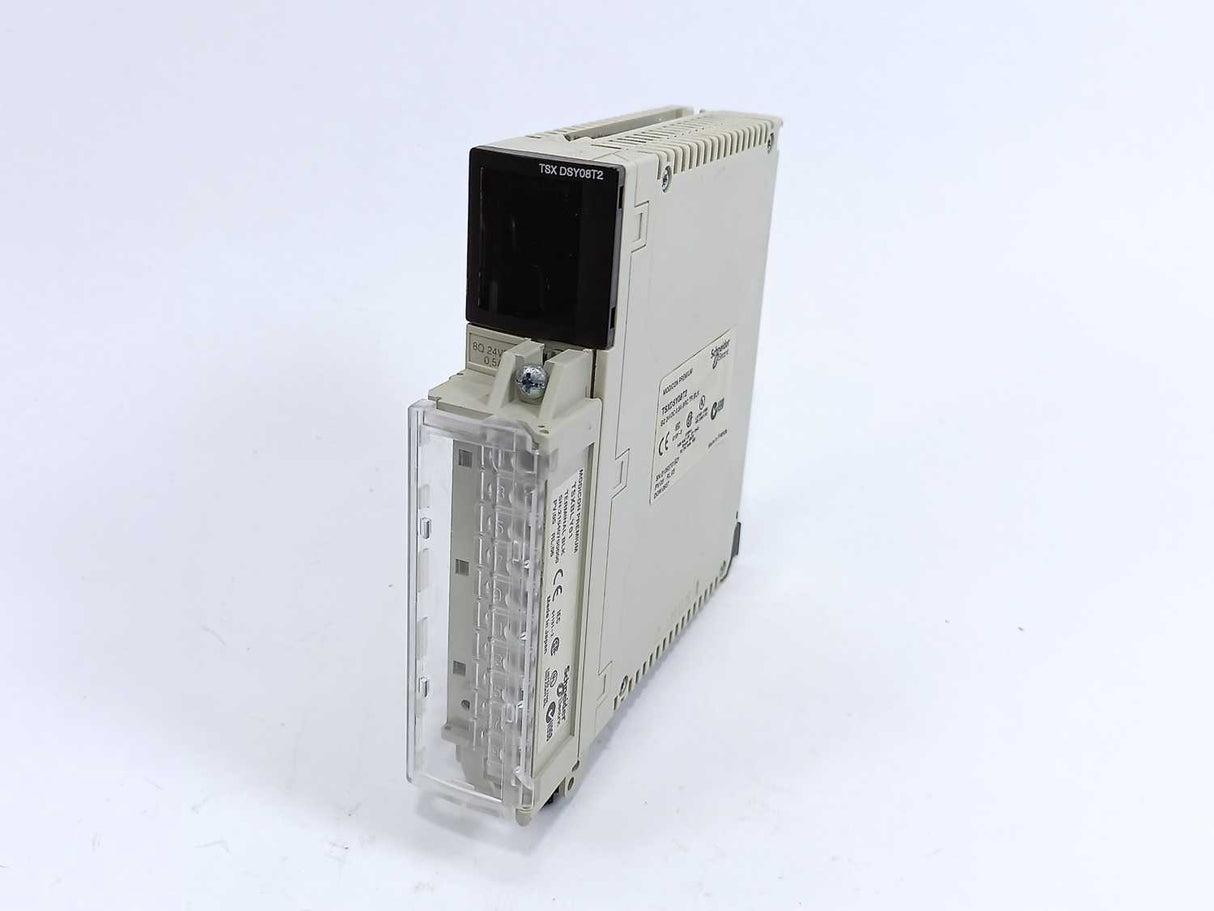 Schneider Automation TSXDSY08T2 Output Module 24VDC 0.5A w/ TSXBLY01