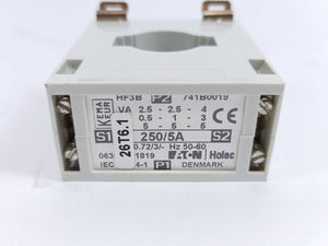 Eaton Holec 741B0019 HF3B Current Transformer 250/5A Batch 3pcs.