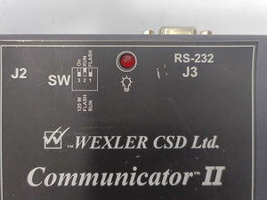Wexler GENCON II Pro Communicator II-, RS-232 J3