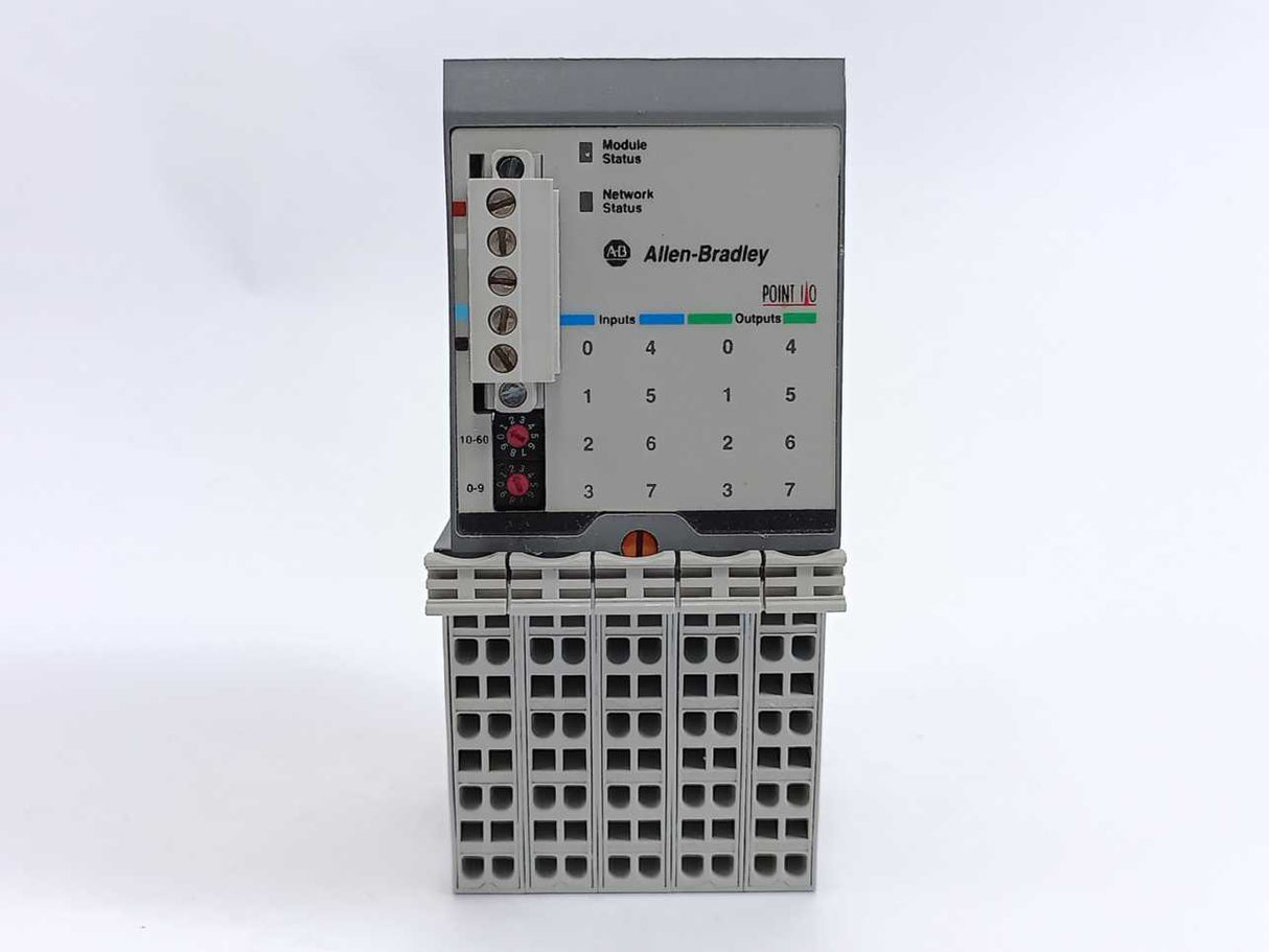 AB 1734D-IB8XOB8ES PLC Module/Rack w/ 5x 1734-RTBS