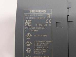 Siemens 6GK5008-0BA10-1AB2 SCALANCE XB008 Ethernet Switch
