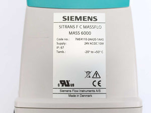 Siemens 7ME4110-2AA20-1AA0 SITRANS F C Massflo Mass 6000 24V AC/DC 10W