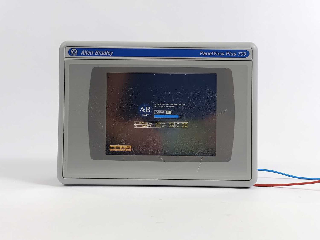 AB 2711P-RDT7C Ser. D, W: 2711P-T7C4D8, Ser. A Panelview Plus 700