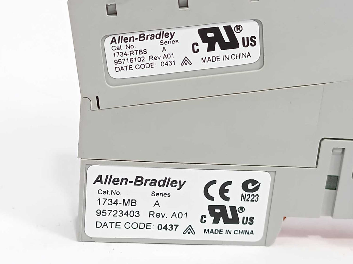 AB 1734-IE2C Ser. C Analog Input with 1734-MB +1734-RTBS