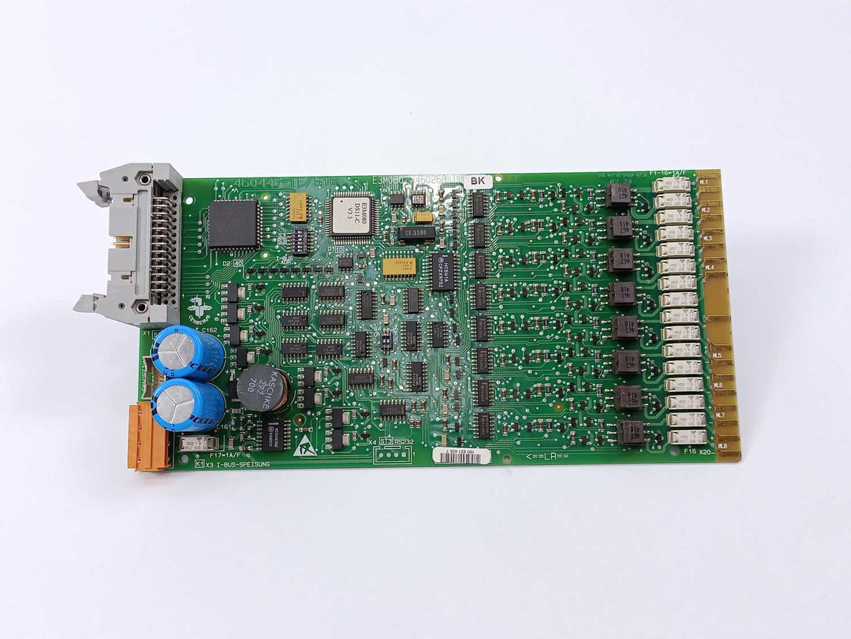 Siemens E3M080 460268 Fire Alarm PCB Card 460446-1E/S1E