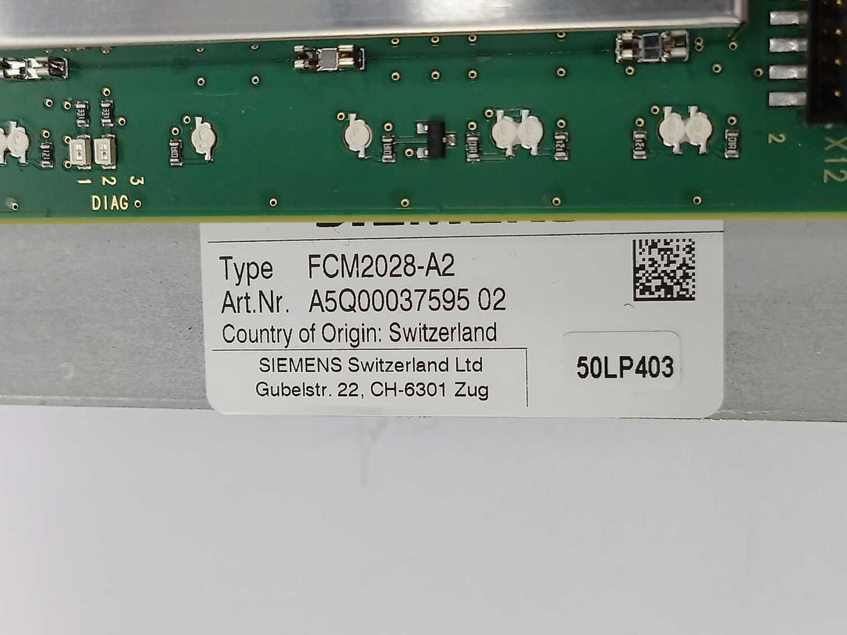 Siemens FCM2028-A2 A5Q00037595 02