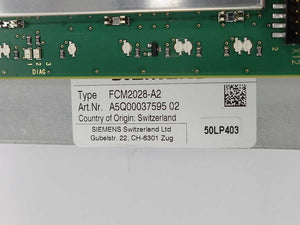 Siemens FCM2028-A2 A5Q00037595 02