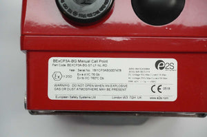e2s BEXCP3A-BG-ST-LF-NL-RD BExCP3A-BG Manual Call Point