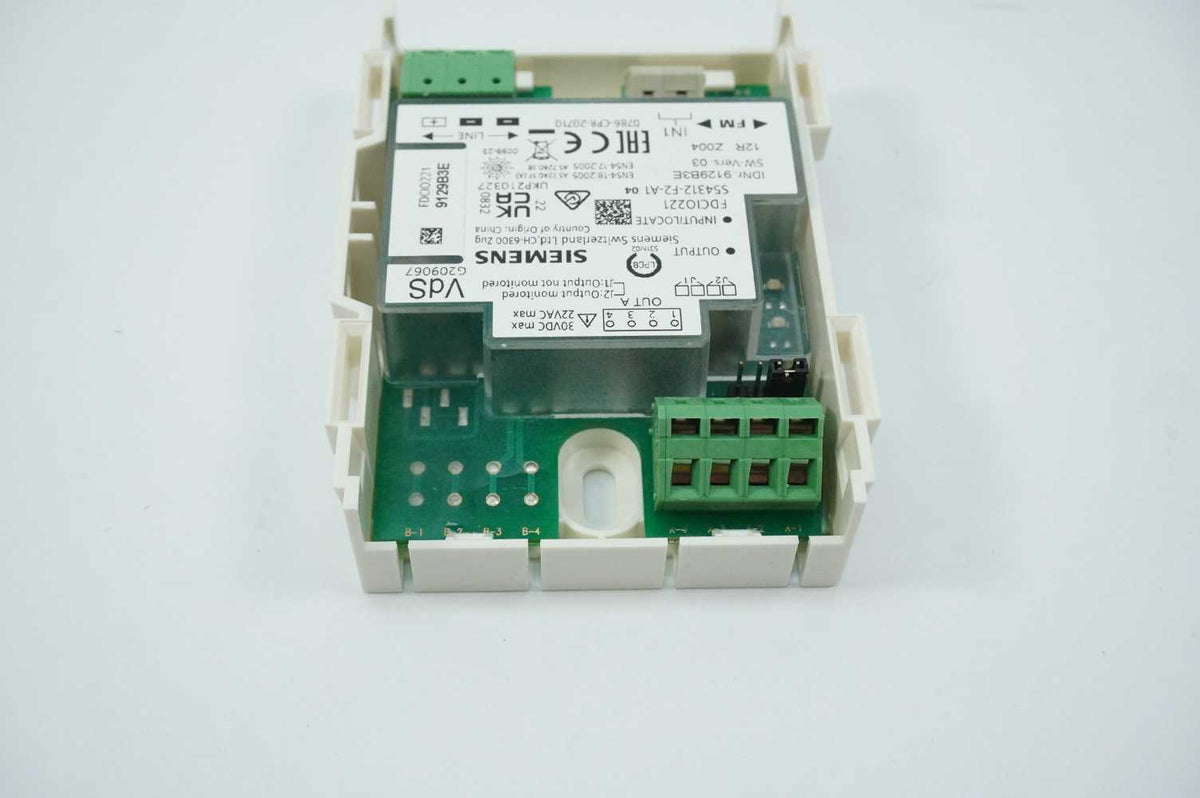 Siemens S54312-F2-A1 Input/Output Module FDCIO221 100680552
