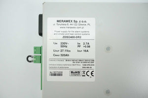 Merawex ZDSO400-DR2 Power Supply for Fire Alarm and Smoke/Heat Control Systems