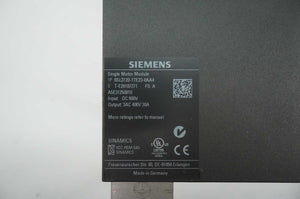 Siemens 6SL3120-1TE23-0AA4 SINAMICS S120 Single Motor Module