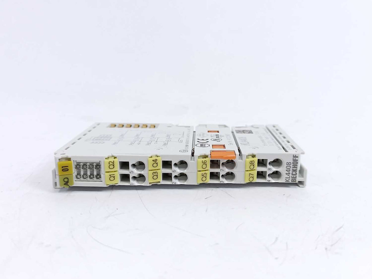 Beckoff KL4408 Bus Terminal, 8-channel Analog Output, Voltage, 0…10 V