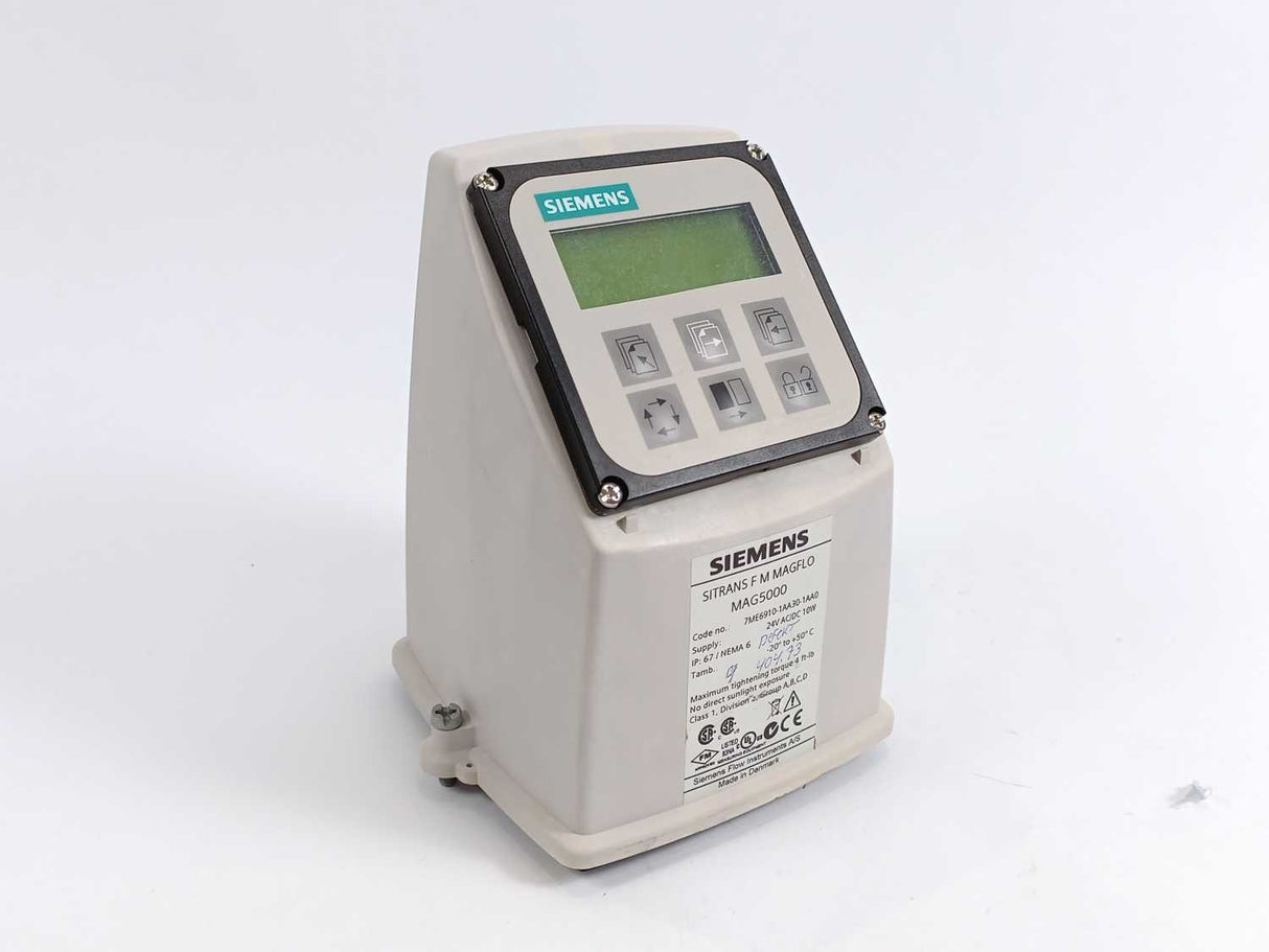 Siemens 7ME6910-1AA30-1AA0 MAG 5000 Transmitter, For Spare Parts