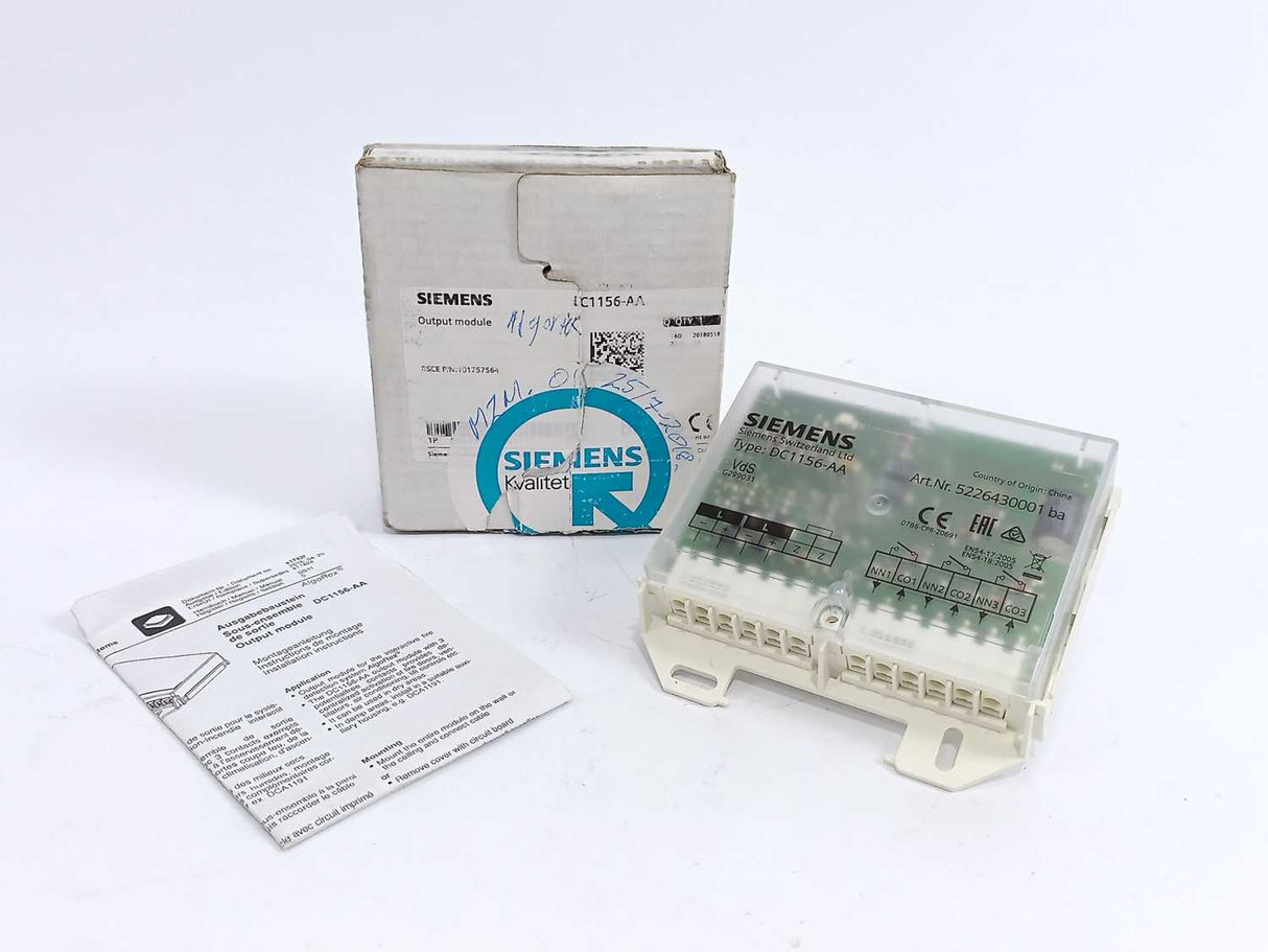 Siemens DC1156-AA Fire Protection Module