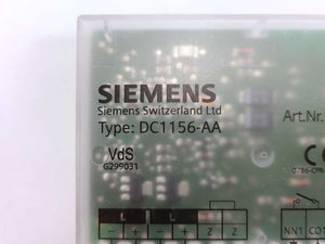 Siemens DC1156-AA Fire Protection Module