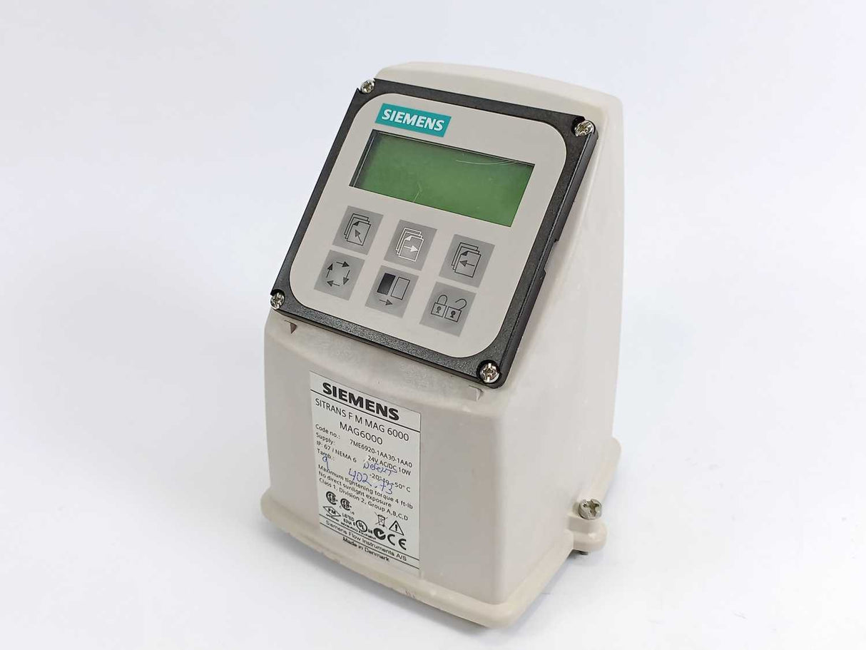 Siemens 7ME6920-1AA30-1AA0 MAG 6000 Transmitter, For Spare Parts