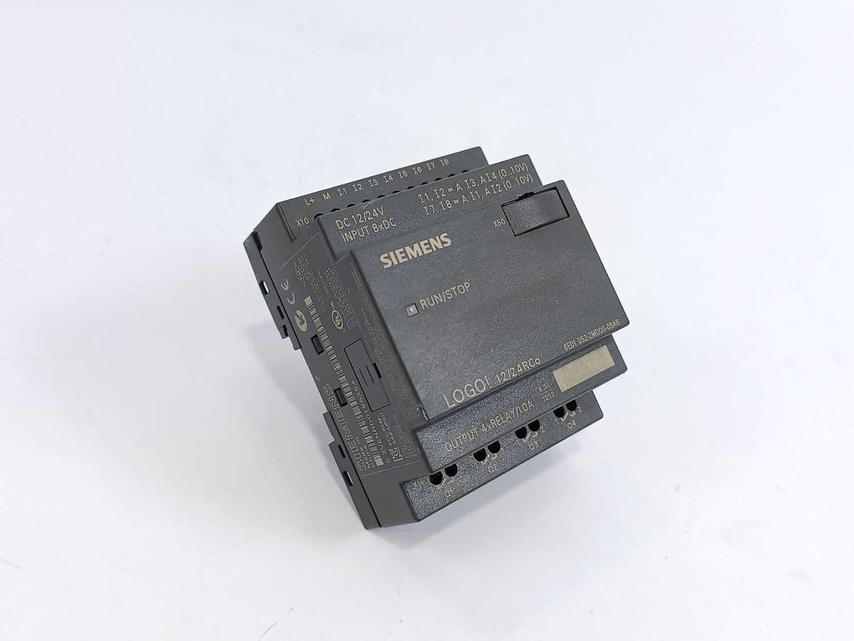Siemens 6ED1 052-2MD00-0BA6 LOGO! Output Module, 4xRELAY/10A, DC 12/24V